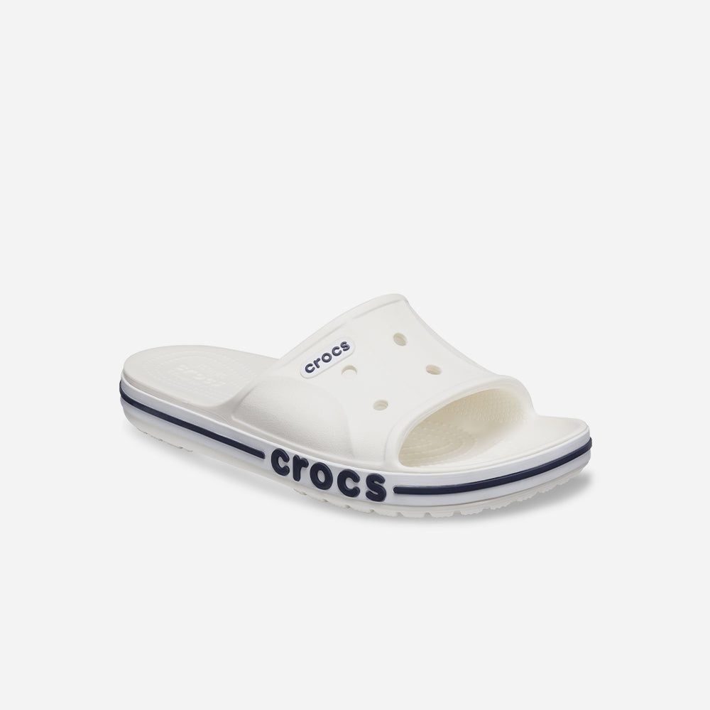 Dép Quai Ngang Unisex Crocs Bayaband - Trắng