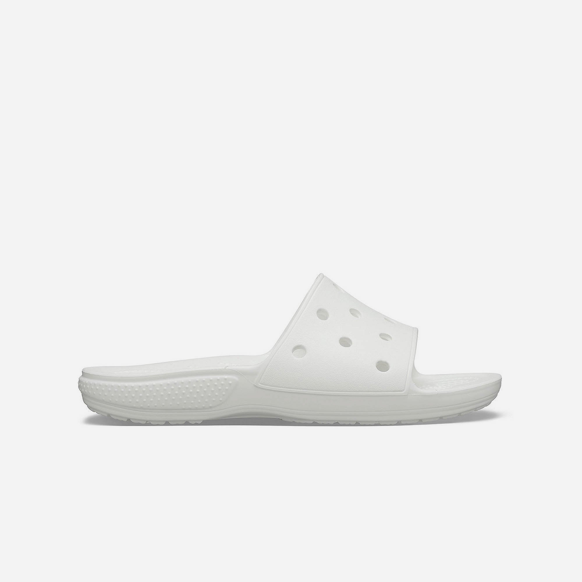 Dép Quai Ngang Unisex Crocs Classic - Trắng