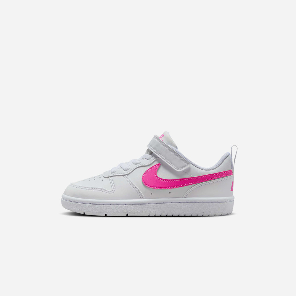 Giày Sneaker Bé Trai Nike Court Borough Low Recraft (Ps) - Trắng
