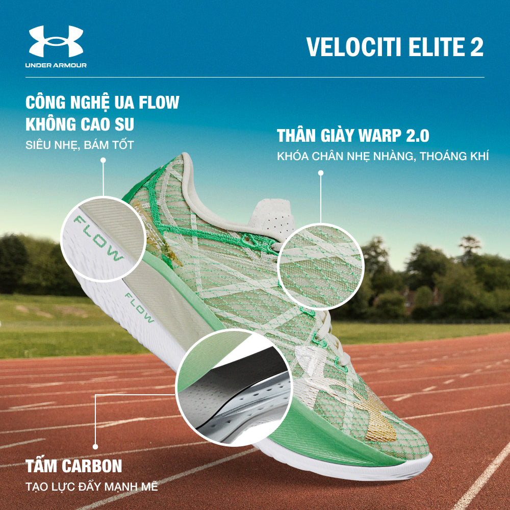 Giày Chạy Bộ Unisex Under Armour Velociti Elite 2
