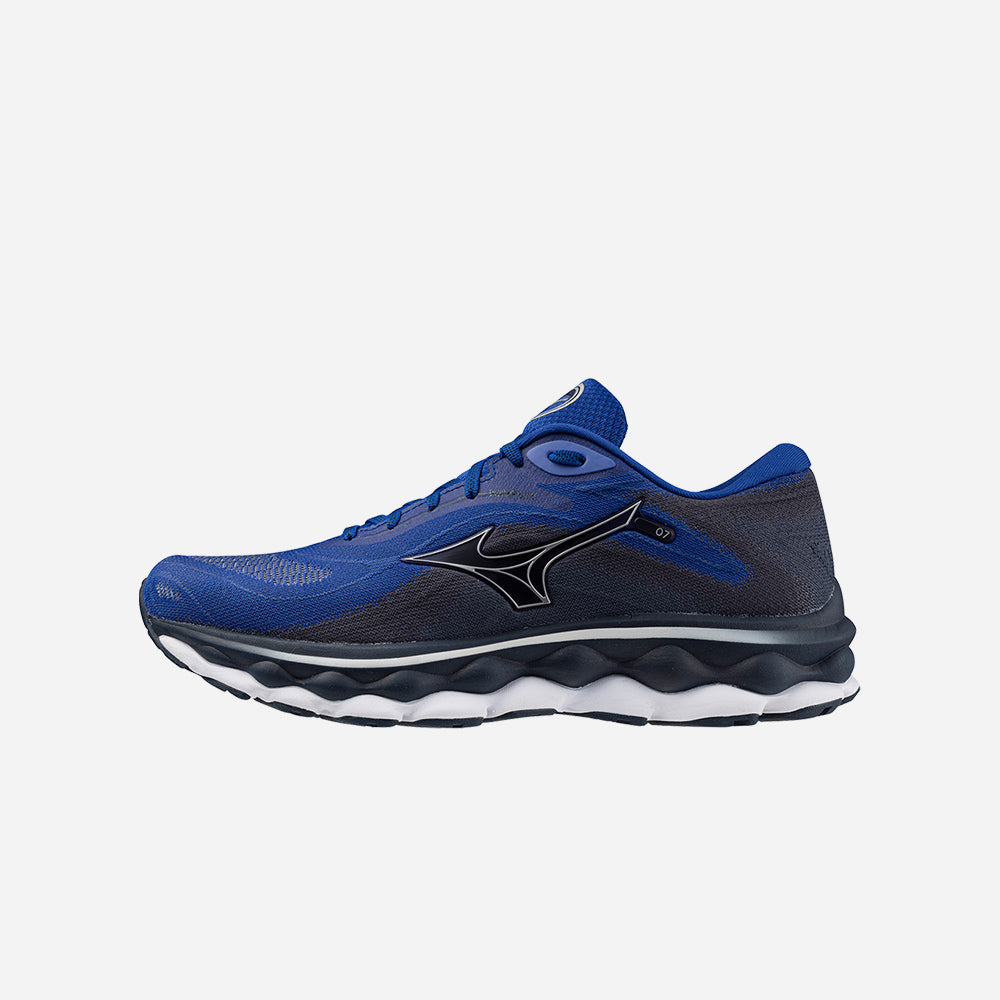 Giày Chạy Bộ Nam Mizuno Wave Sky 7 - Xanh Navy