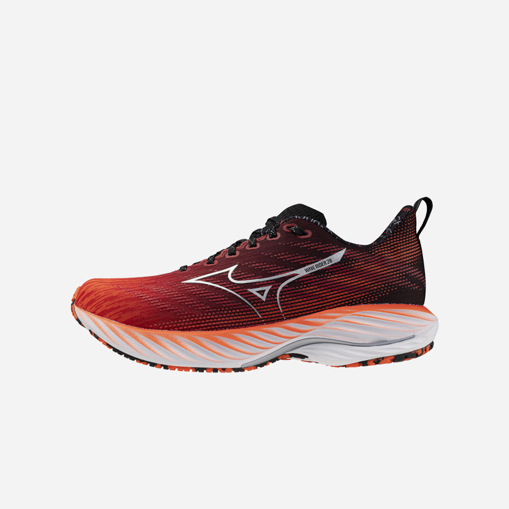 Giày Chạy Bộ Unisex Mizuno Wave Rider 28 Amsterdam - Đỏ