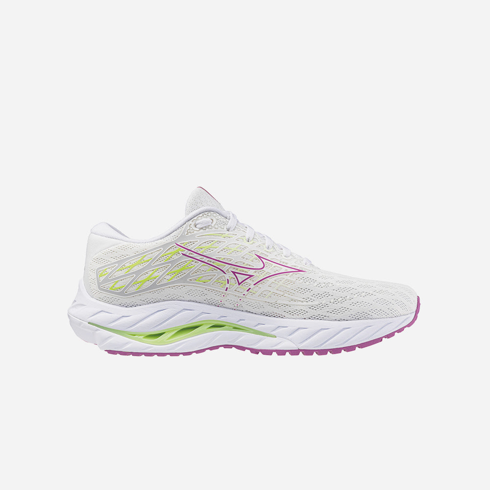 Giày Chạy Bộ Nữ Mizuno Wave Inspire 20 D - Trắng