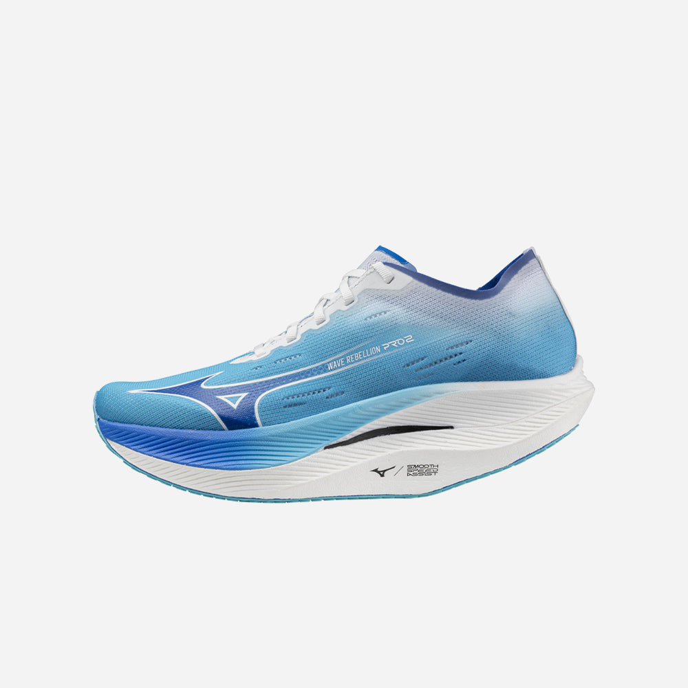 Giày Chạy Bộ Unisex Mizuno Wave Rebellion Pro 2 - Xanh Dương